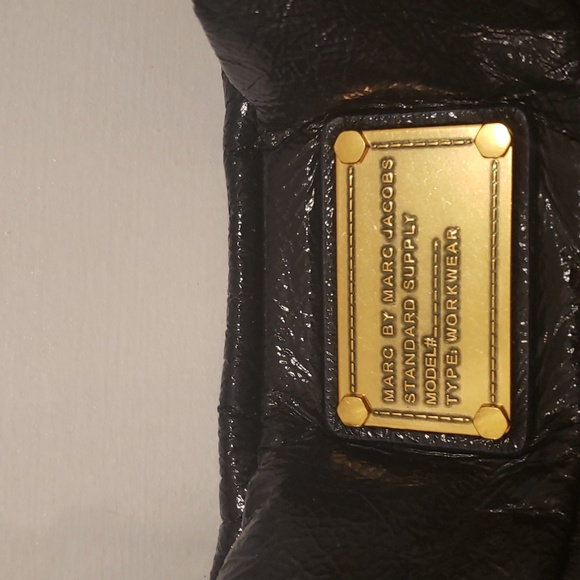 Marc by Marc Jacobs Hillier Hobo Navy Patent leather - Picture 2 of 11